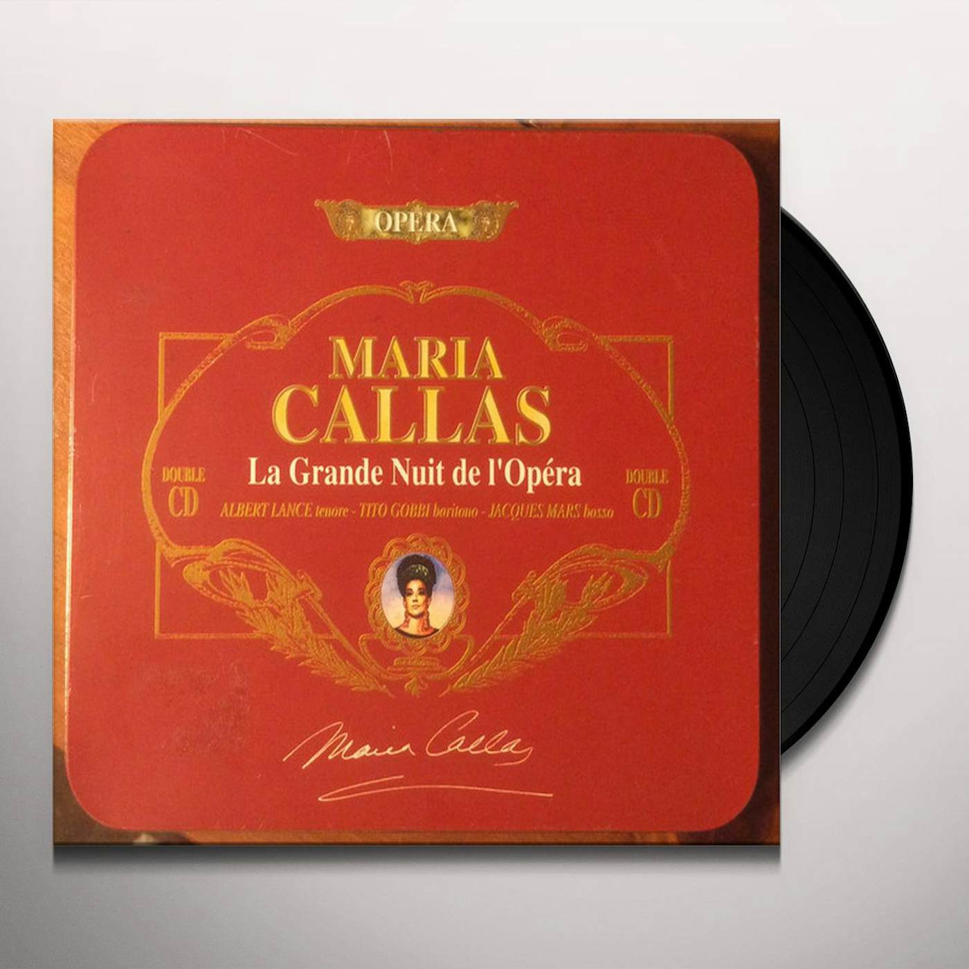 Maria Callas LA GRANDE NUIT DE L'OPERA (2LP) Vinyl Record