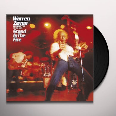 Warren Zevon STAND IN THE FIRE Vinyl Record