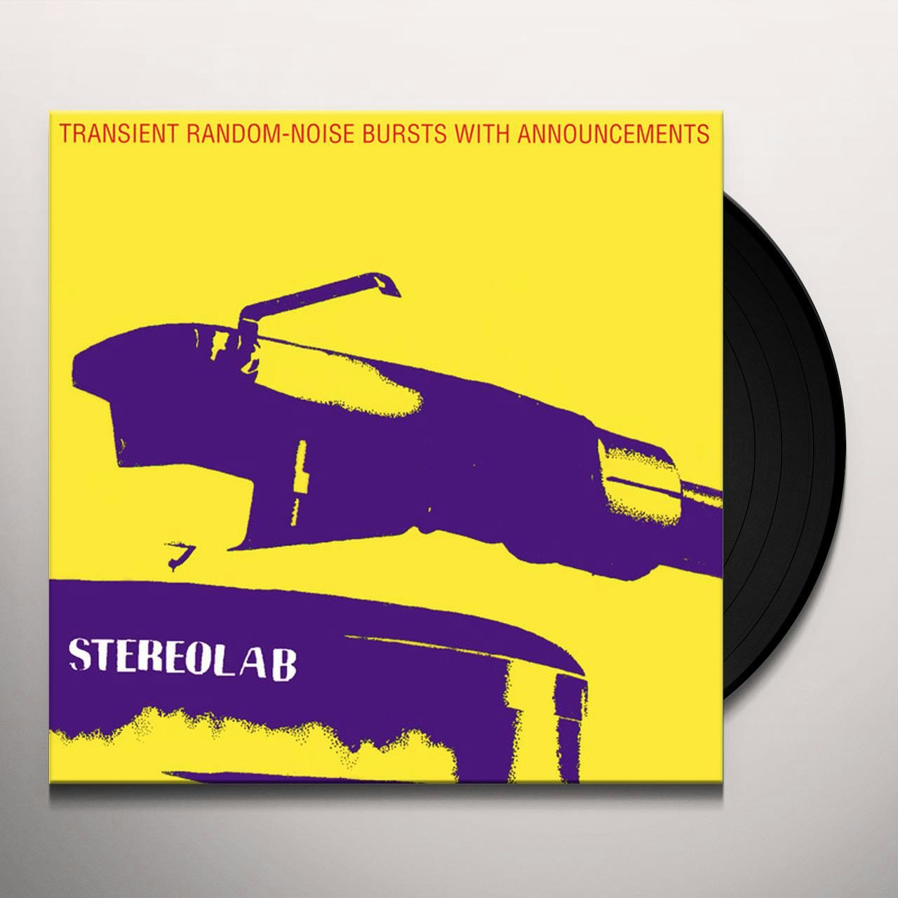 Stereolab TRANSIENT RANDOM NOISE-BURSTS WITH ANNOUNCEMENTS Vinyl