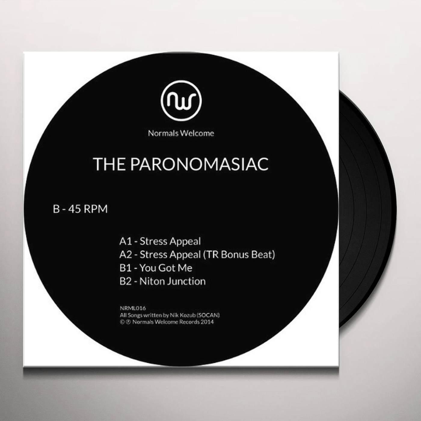 The Paronomasiac Stress Appeal Vinyl Record