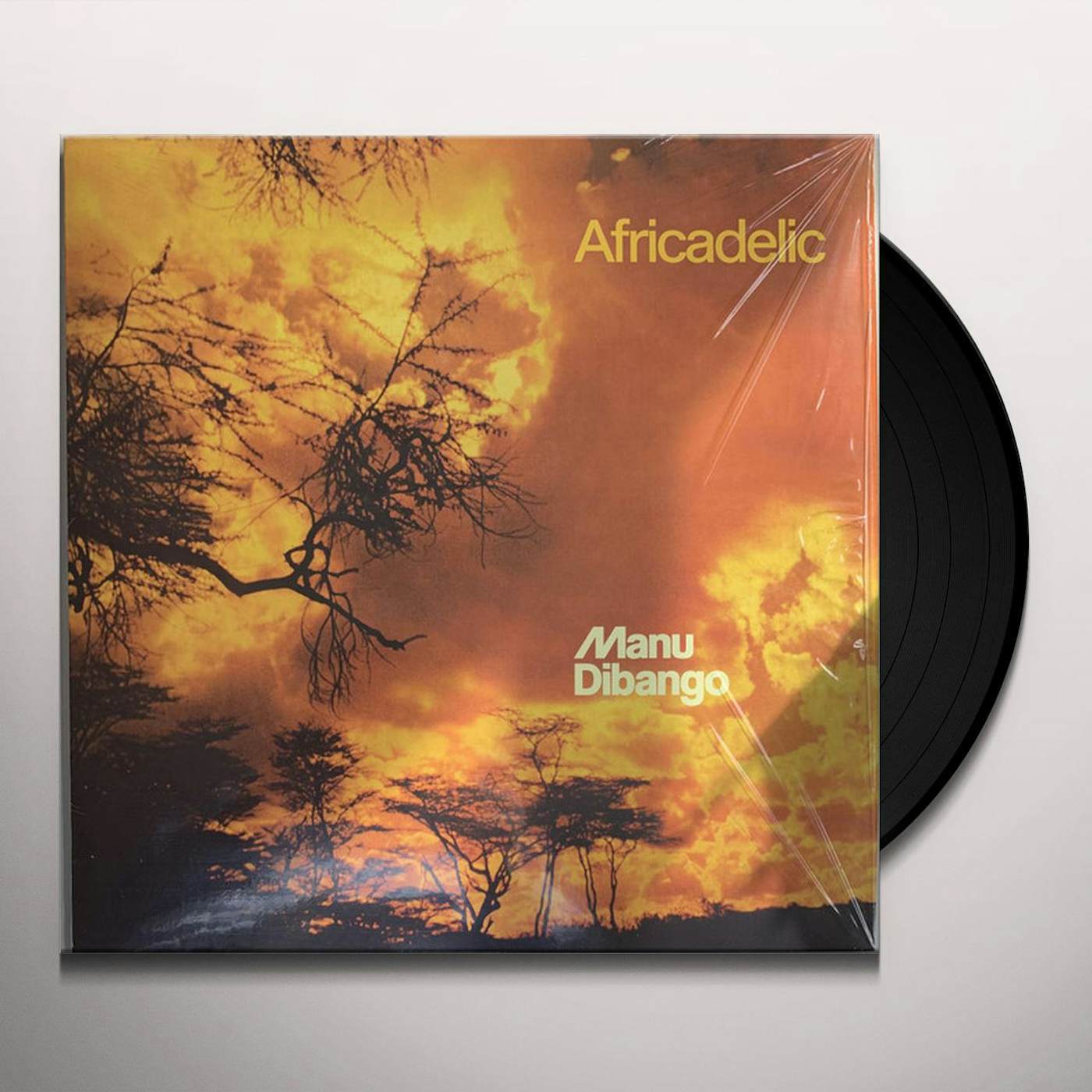 Manu Dibango AFRICADELIC (ORANGE VINYL) Vinyl Record