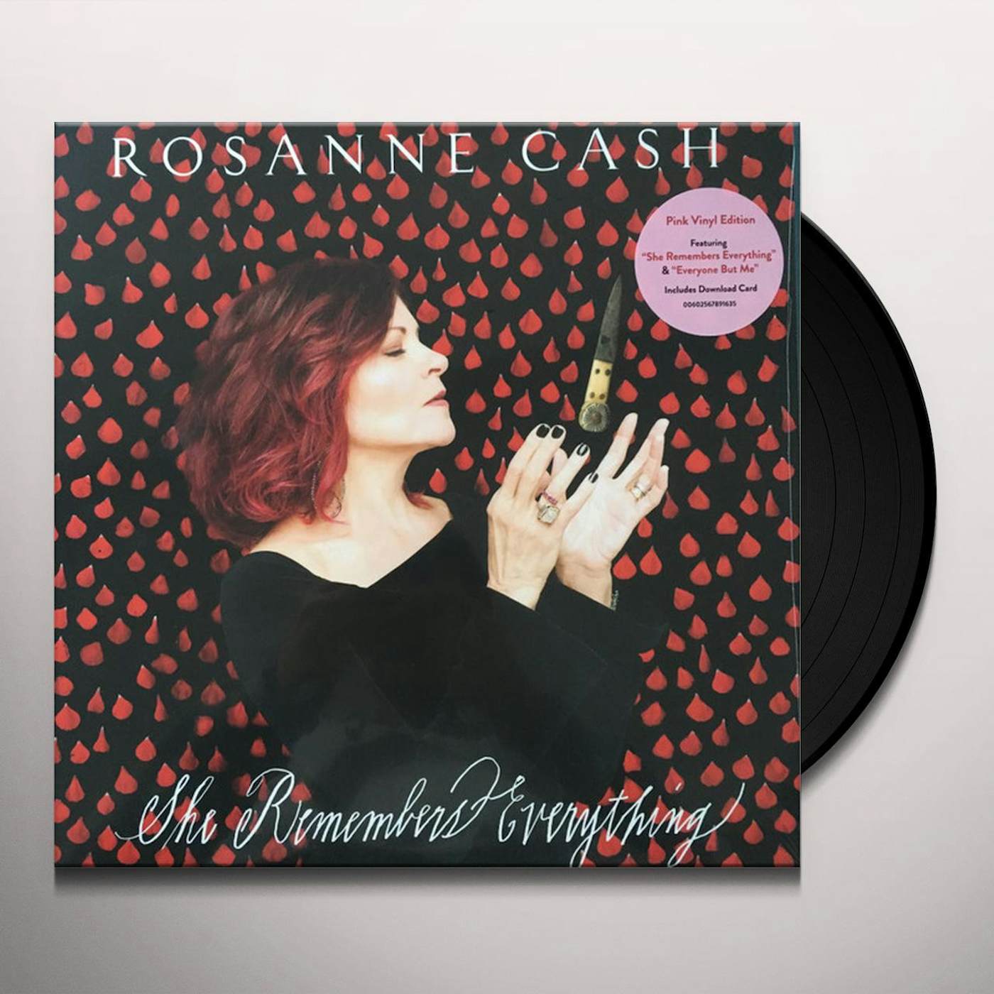Rosanne Cash SHE REMEMBERS EVERYTHING (PINK VINYL) Vinyl Record