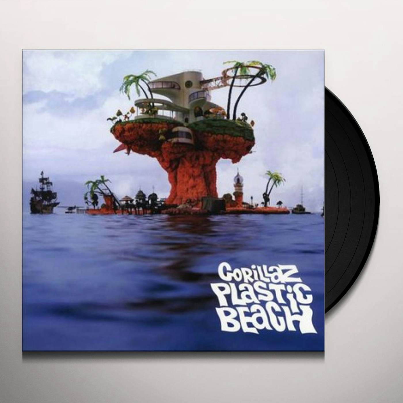 Gorillaz PLASTIC BEACH (2LP) Vinyl Record
