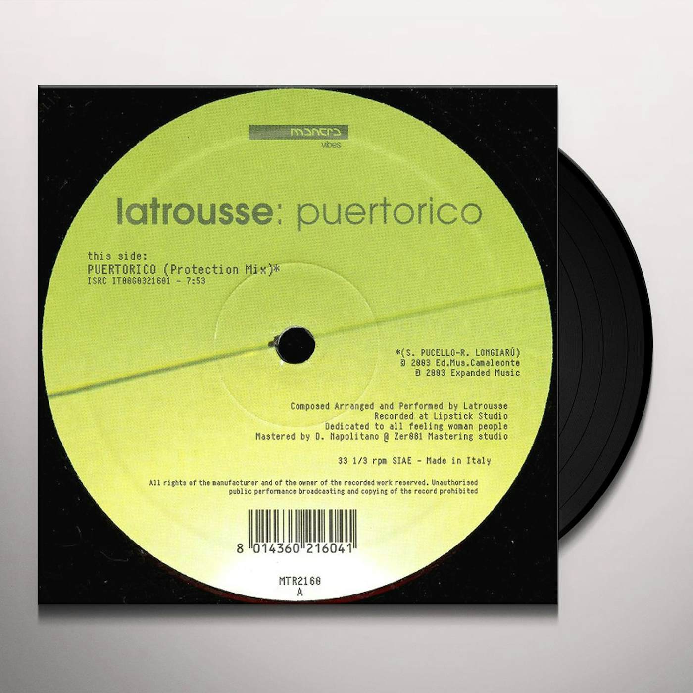 Latrousse Puertorico Vinyl Record