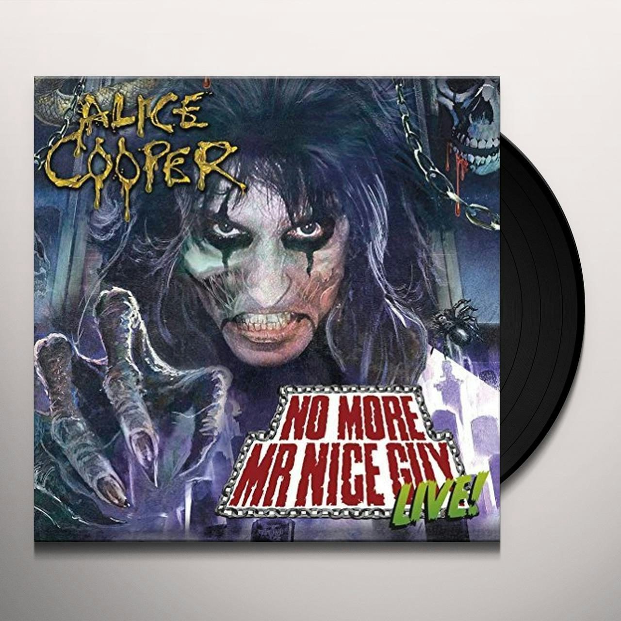 Alice Cooper NO MORE MISTER NICE GUY / LIVE AT HALLOWEEN Vinyl Record