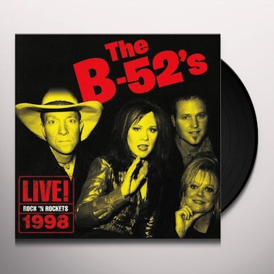 The B-52's LIVE! ROCK 'N ROCKETS 1998 Vinyl Record