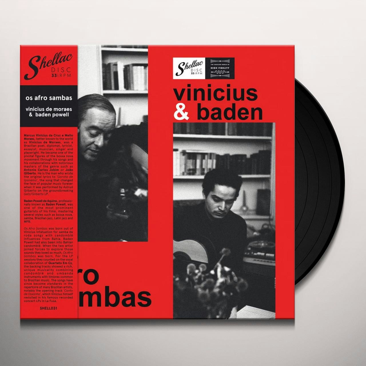 Baden Powell and Vinicius de Moraes OS AFRO SAMBAS Vinyl