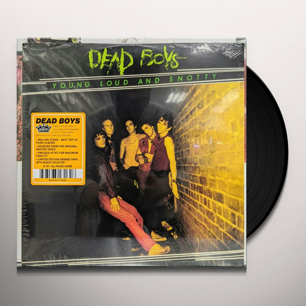 Dead Boys YOUNG, LOUD & SNOTTY (ORANGE & BLACK SPLATTER VINYL) (AMS ...