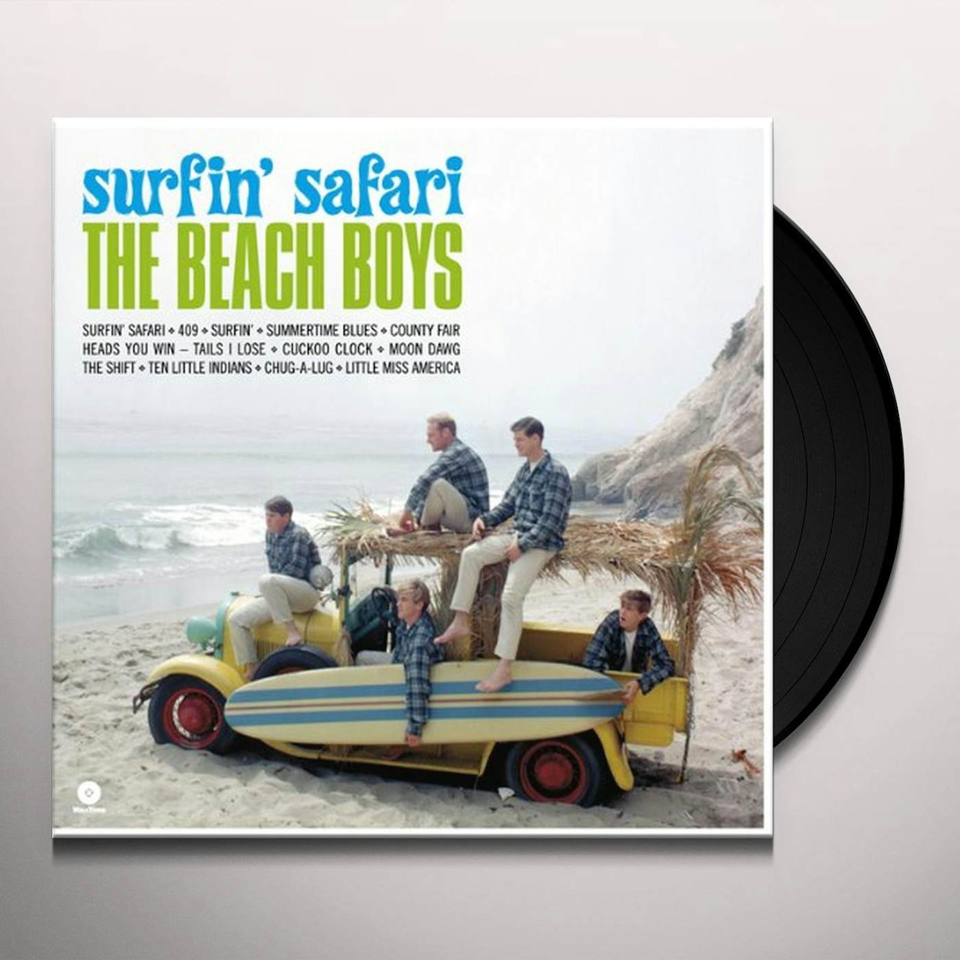 The Beach Boys SURFIN' SAFARI Vinyl Record - Spain Release