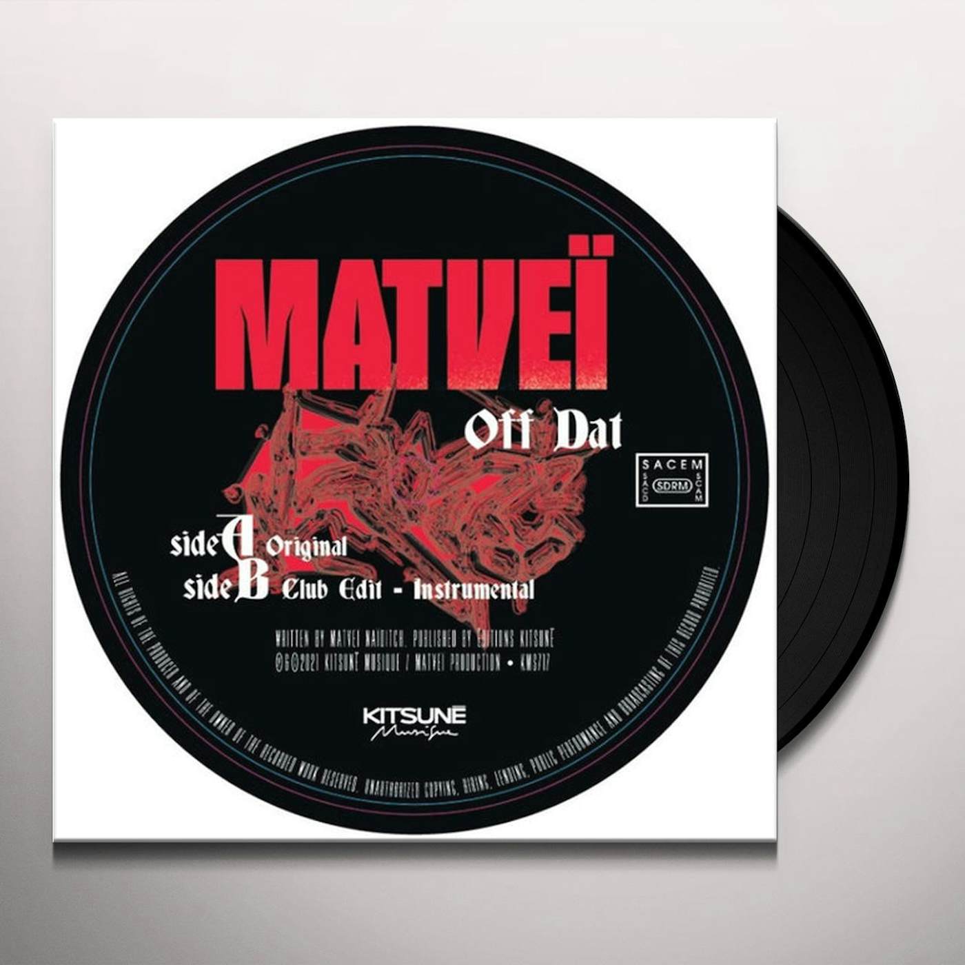 Matvei OFF DAT Vinyl Record