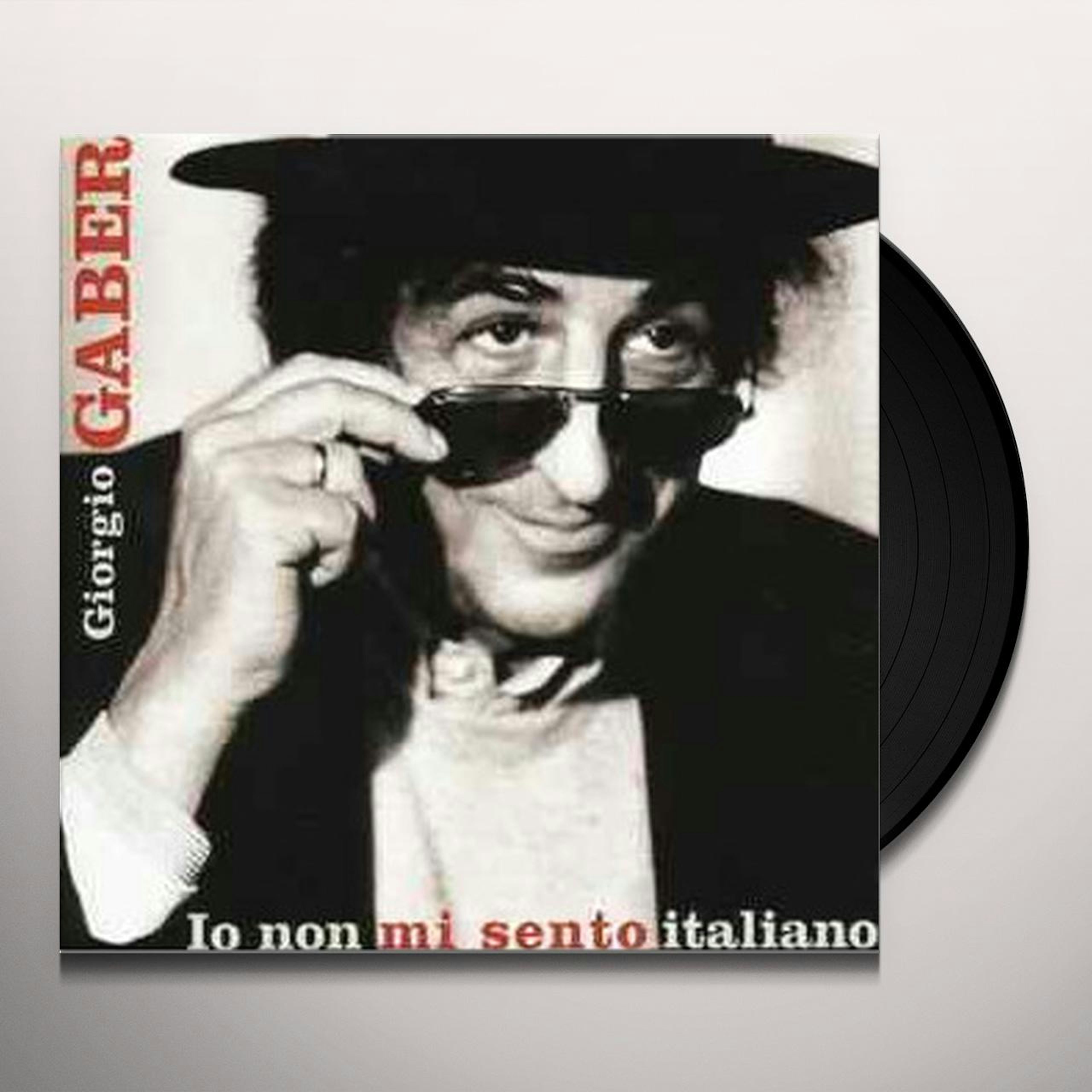 Gaber IO NON MI SENTO ITALIANO Vinyl Record Gaber IO NON MI SENTO ITALIANO Vinyl Record