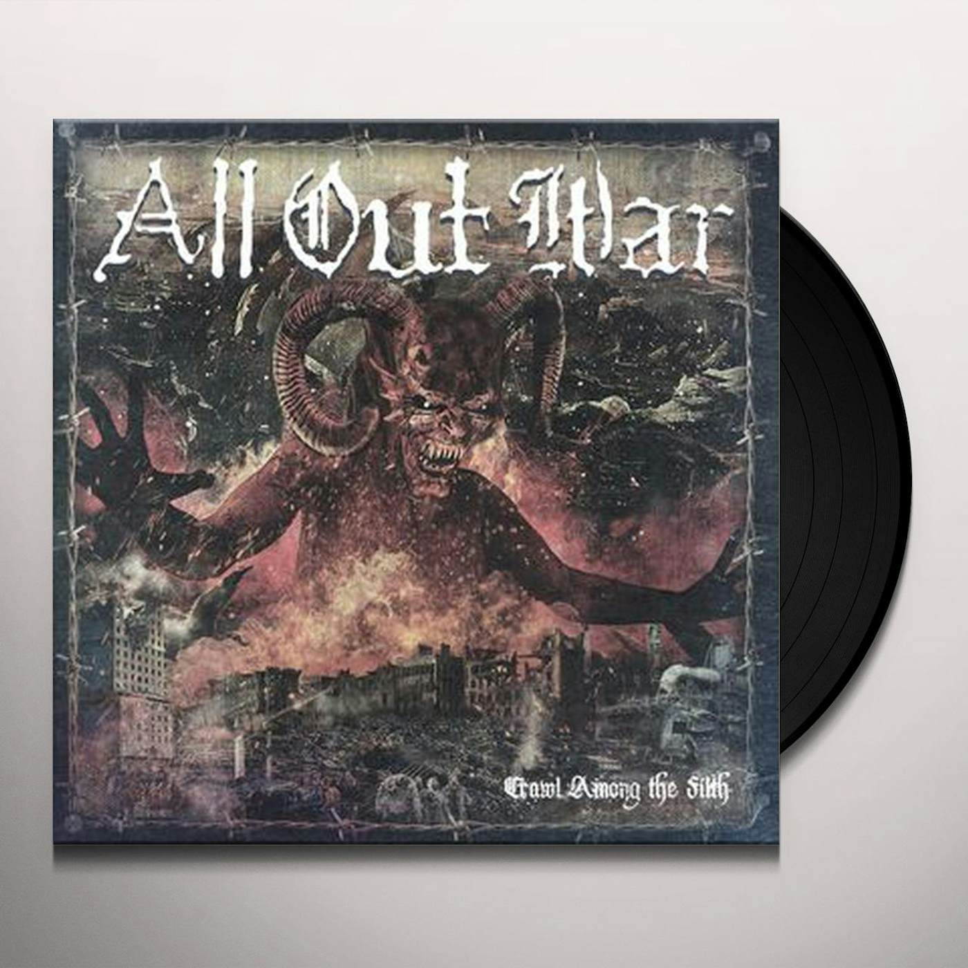 All Out War Crawl Among the Filth Vinyl Record