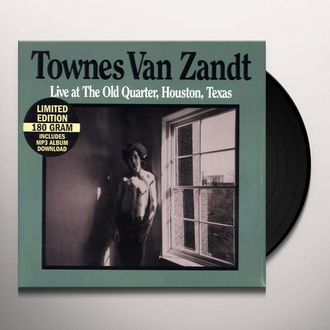 Townes Van Zandt LIVE AT THE OLD QUARTER Vinyl Record