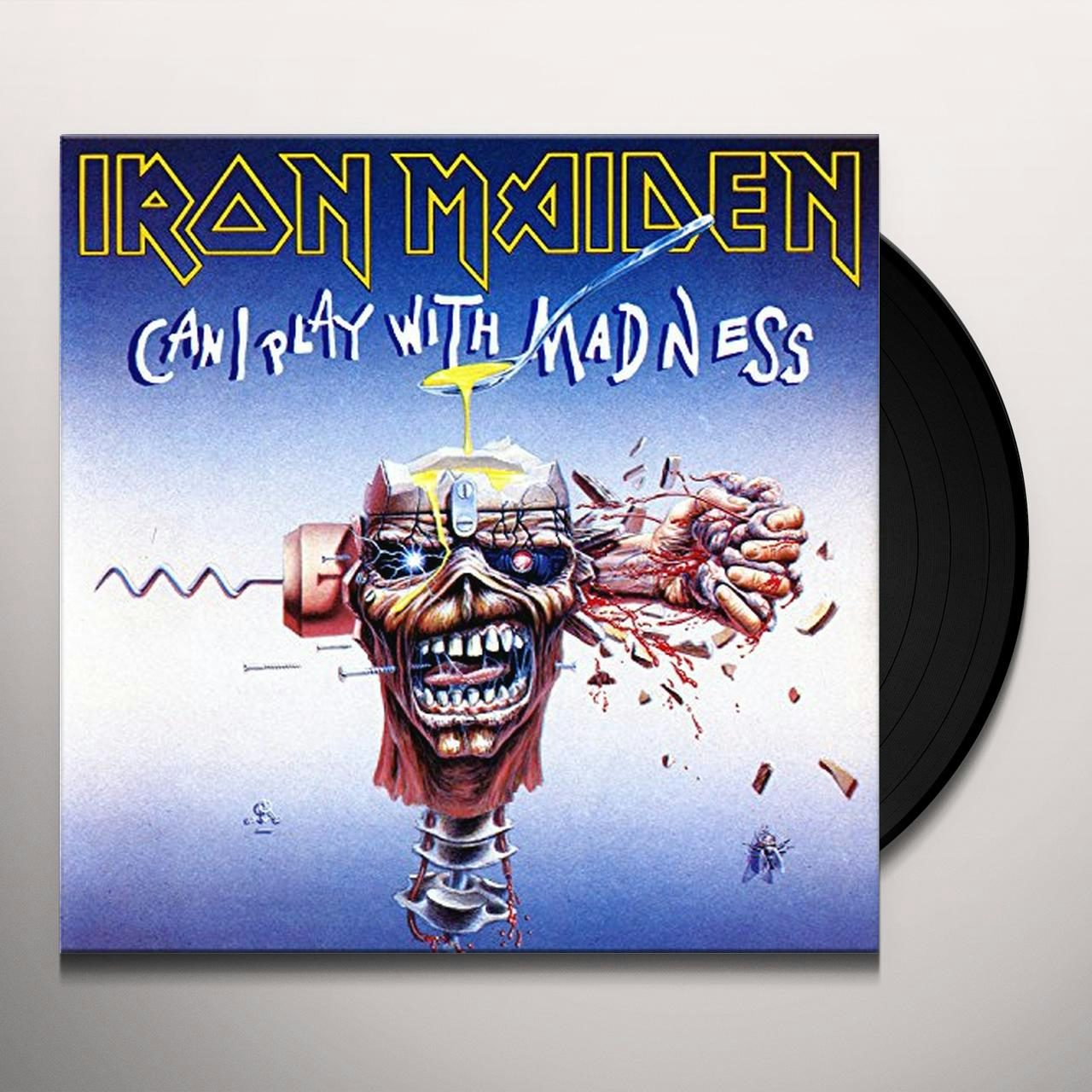 Iron Maiden Can I Play With Madness Vinyl Record