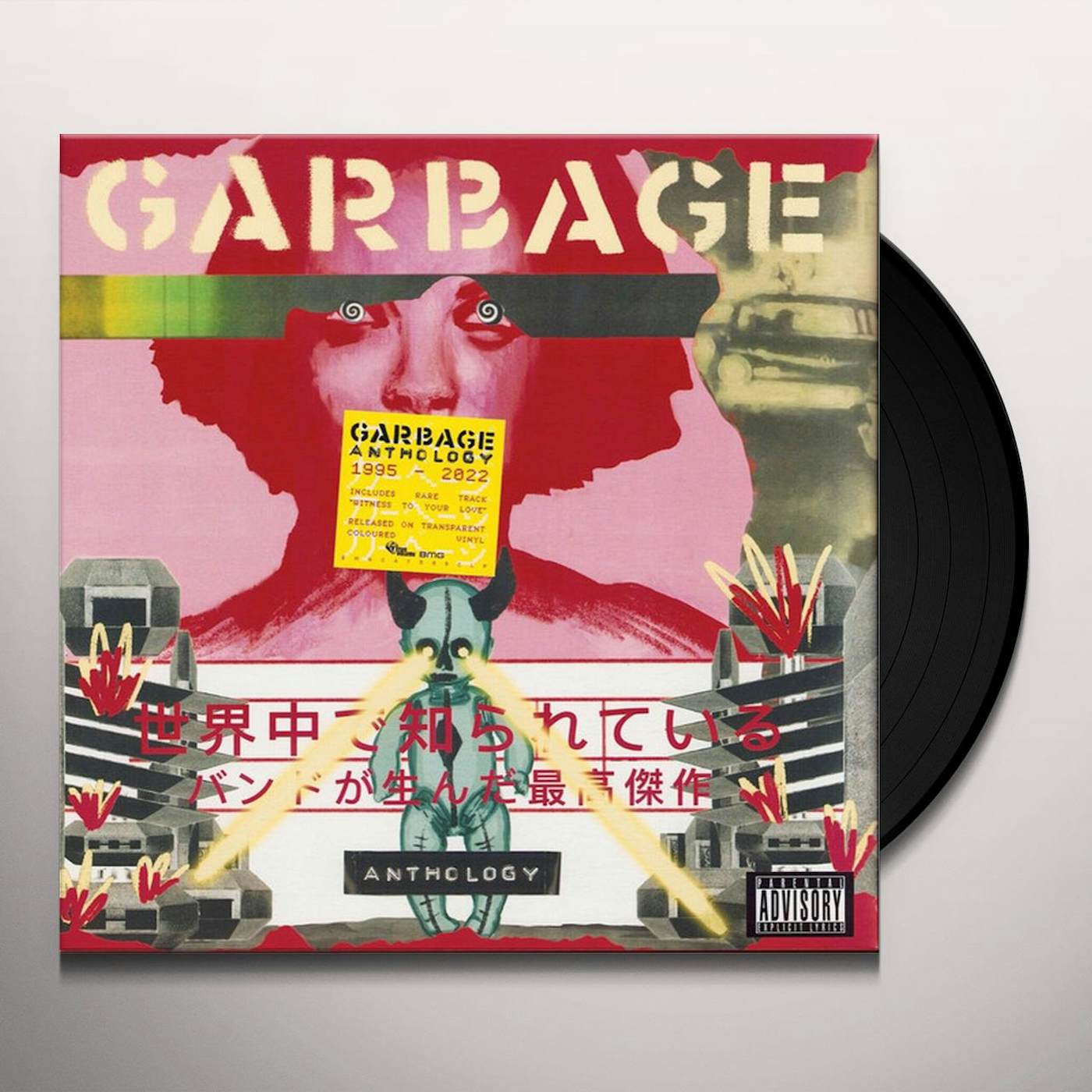 Garbage ANTHOLOGY (2LP/TRANSPARENT YELLOW VINYL) Vinyl Record