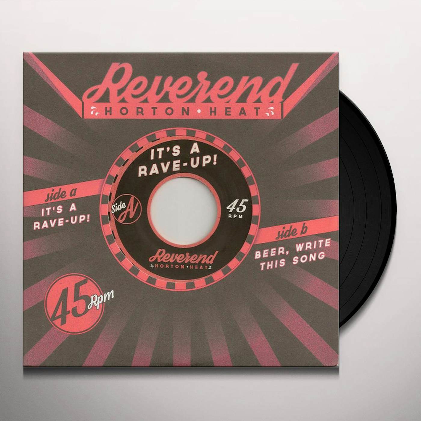 The Reverend Horton Heat It's A Rave-Up/Beer, Write This Song Vinyl Record
