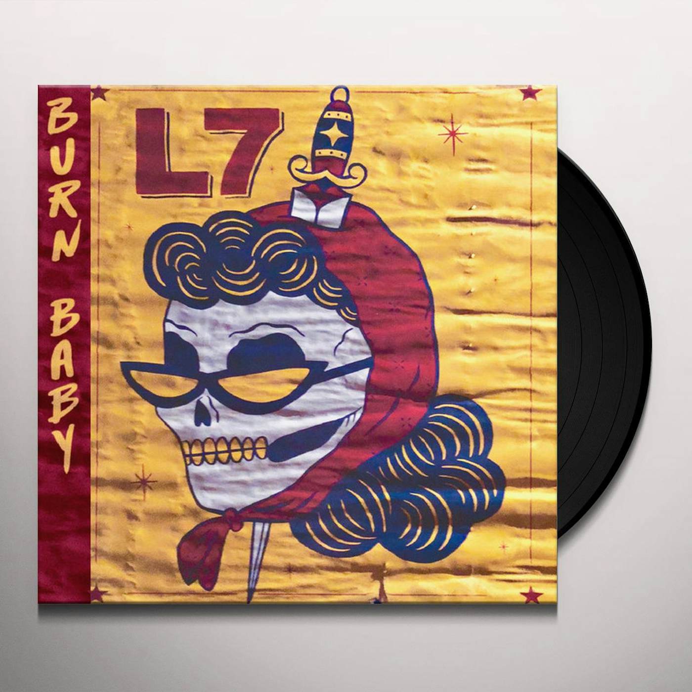 L7 Burn Baby / Fighting The Crave Vinyl Record