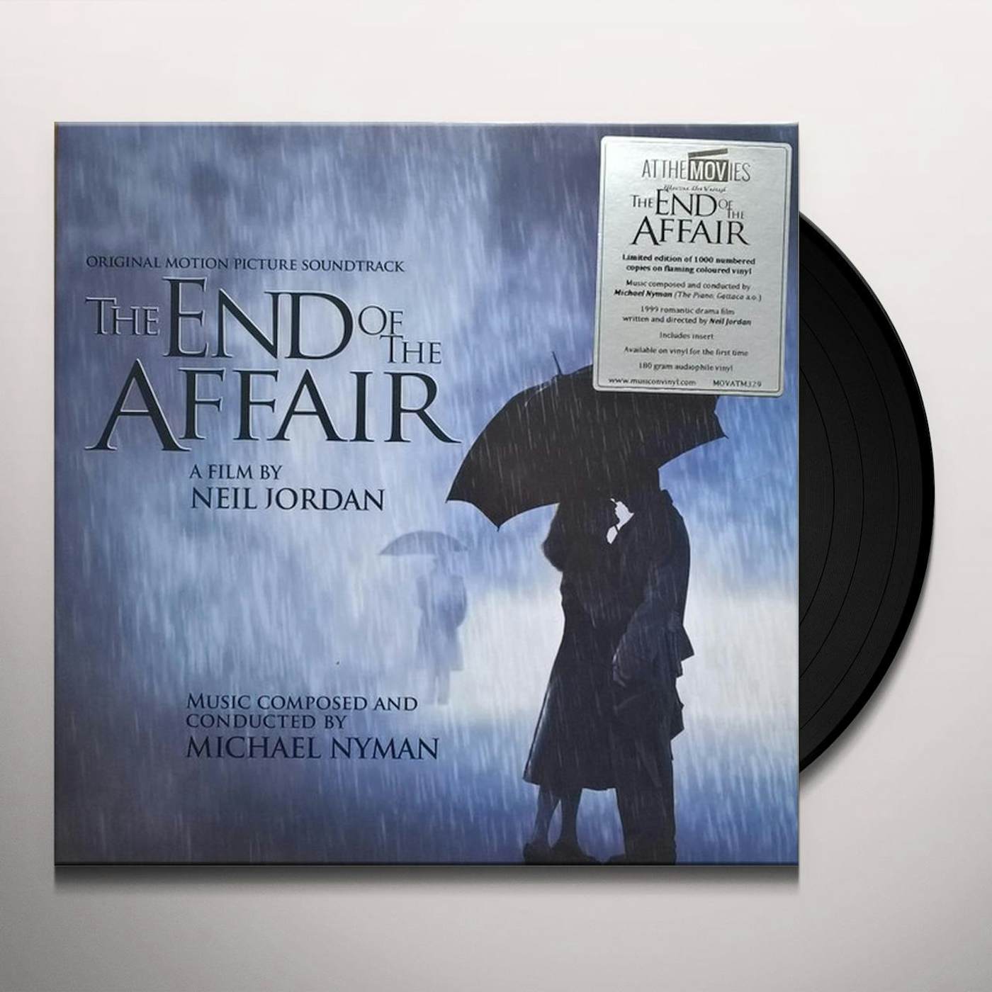 Michael Nyman END OF THE AFFAIR Vinyl Record