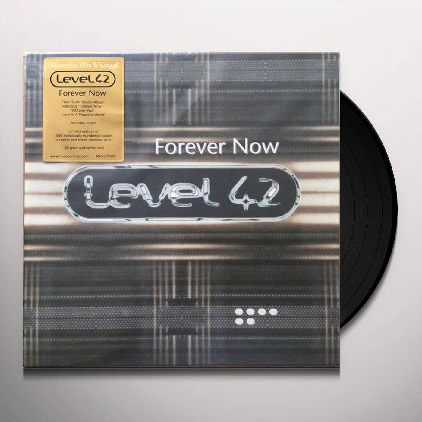 Level 42 FOREVER NOW (180G/SILVER & BLACK MARBLED VINYL) Vinyl Record