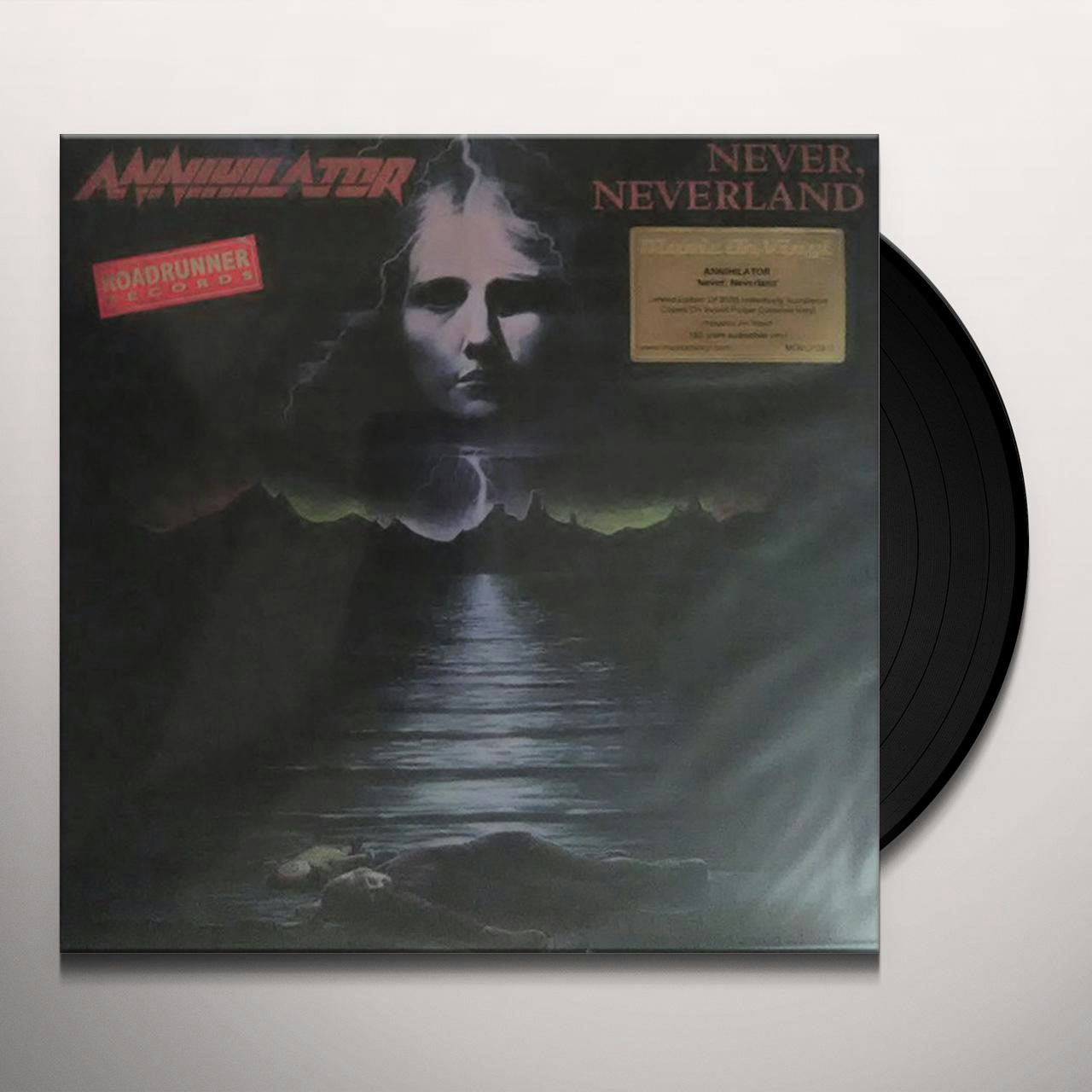Annihilator NEVER NEVERLAND Vinyl Record