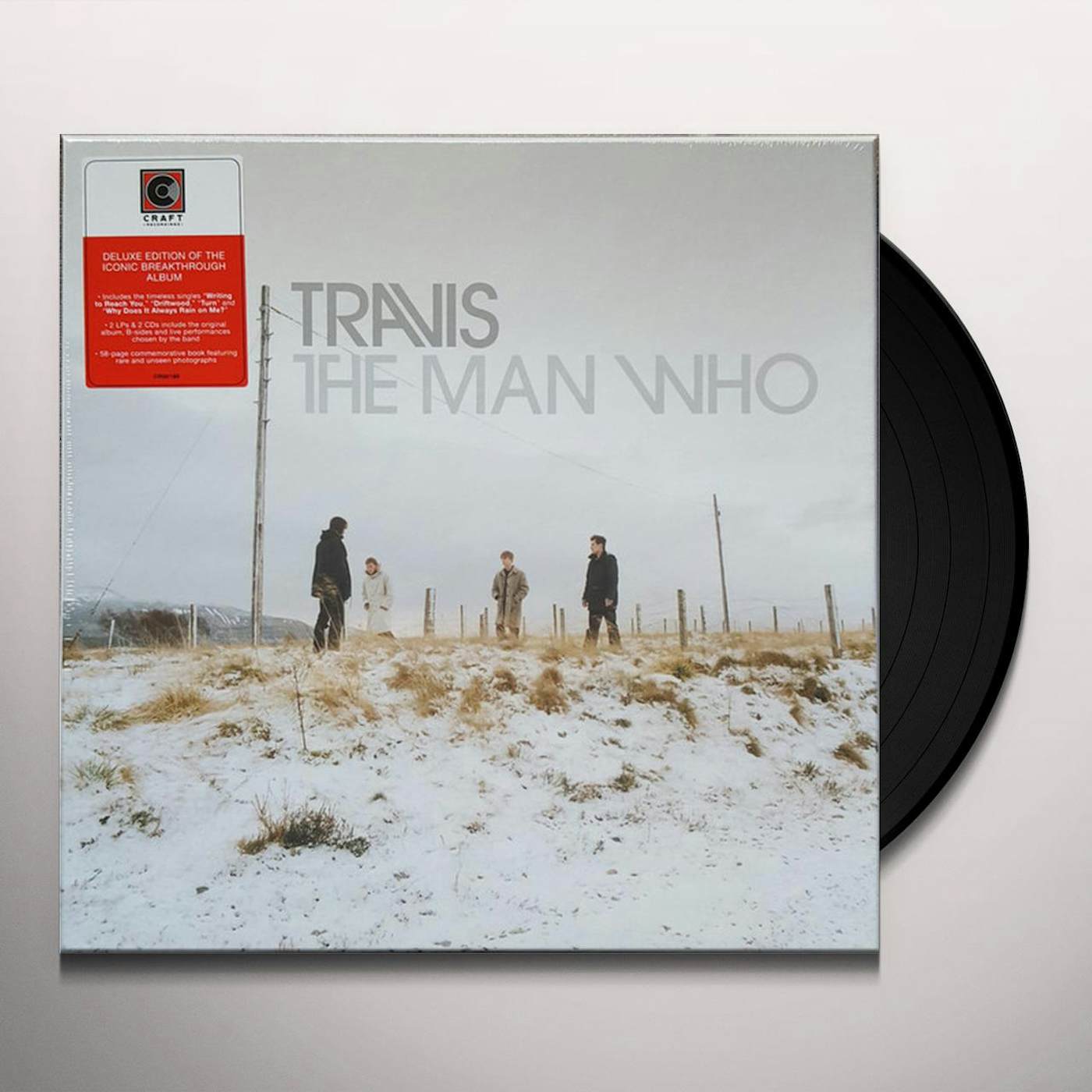 Travis MAN WHO (20TH ANNIVERSARY EDITION) Vinyl Record