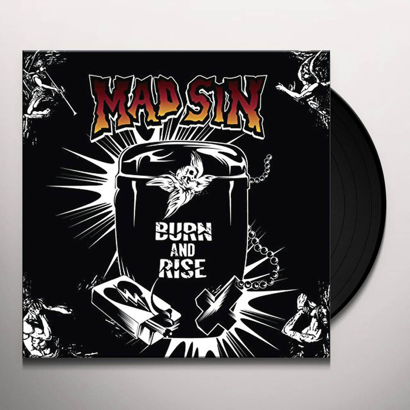 Mad Sin BURN & RISE (YELLOW VINYL) Vinyl Record