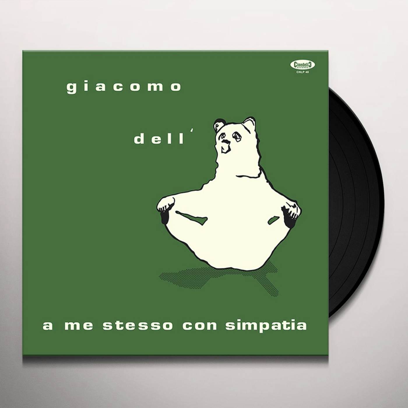 Giacomo Dell'Orso ME STESSO CON SIMPATIA Vinyl Record