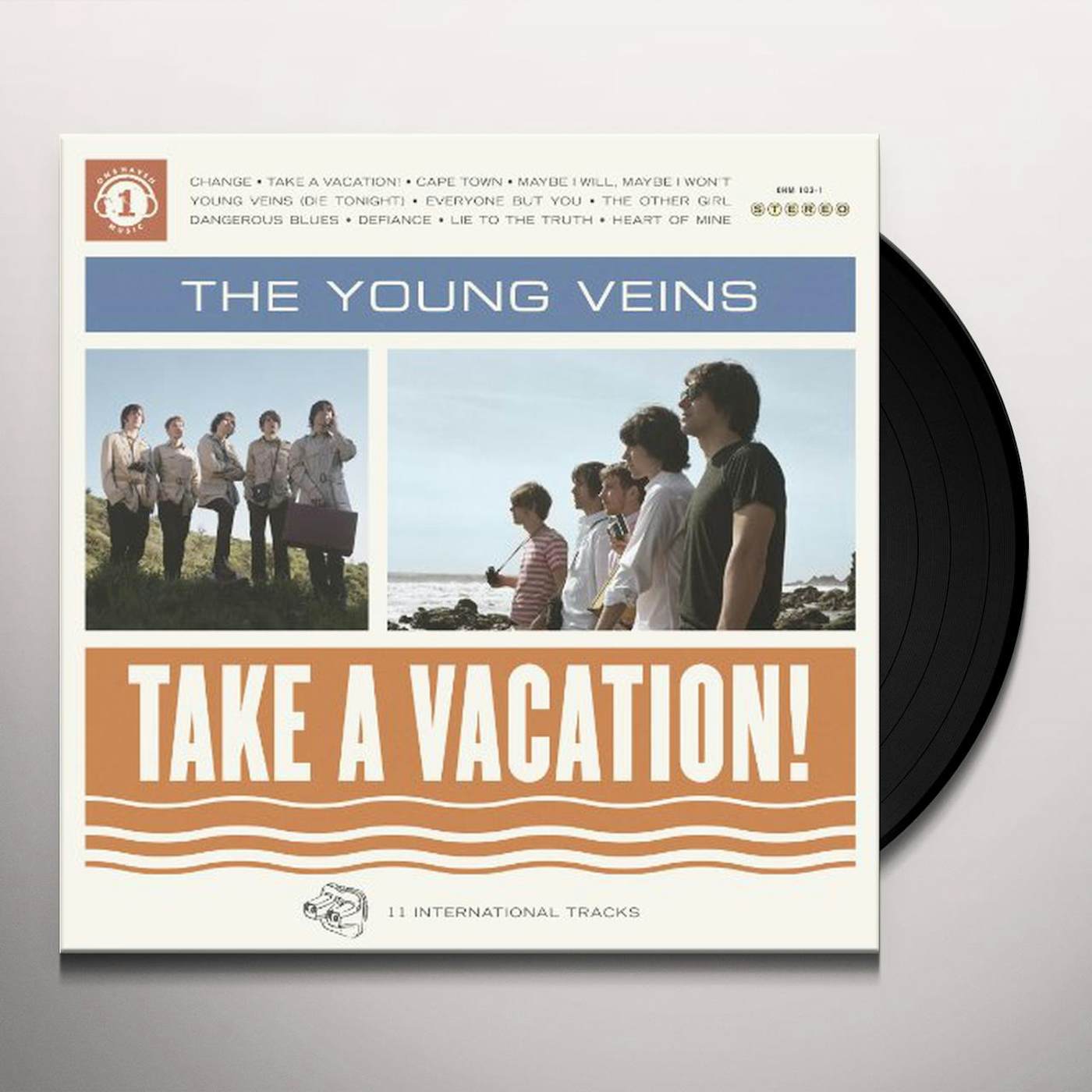 The Young Veins TAKE A VACATION Vinyl Record