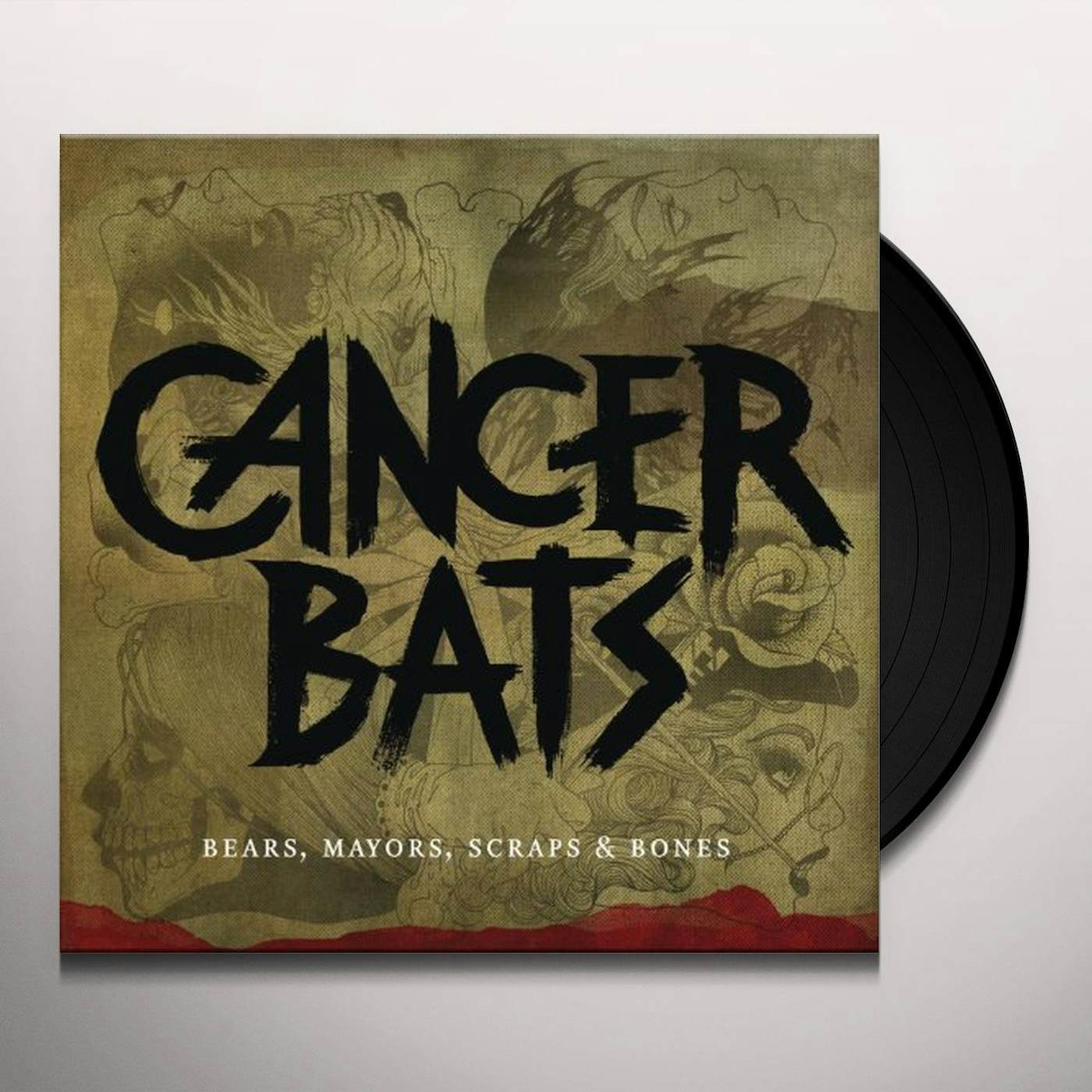Cancer Bats BEARS MAYORS SCRAPS & BONES Vinyl Record