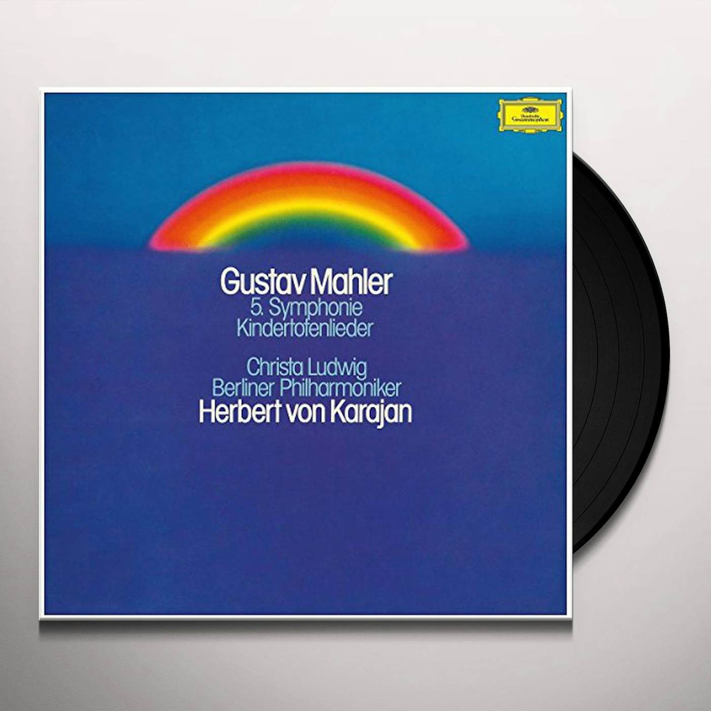 Mahler / Berliner Philharmoniker / Karajan SYMPHONY NO 5 IN C SHARP MINOR / KINDERTOTENLIEDER Vinyl Record