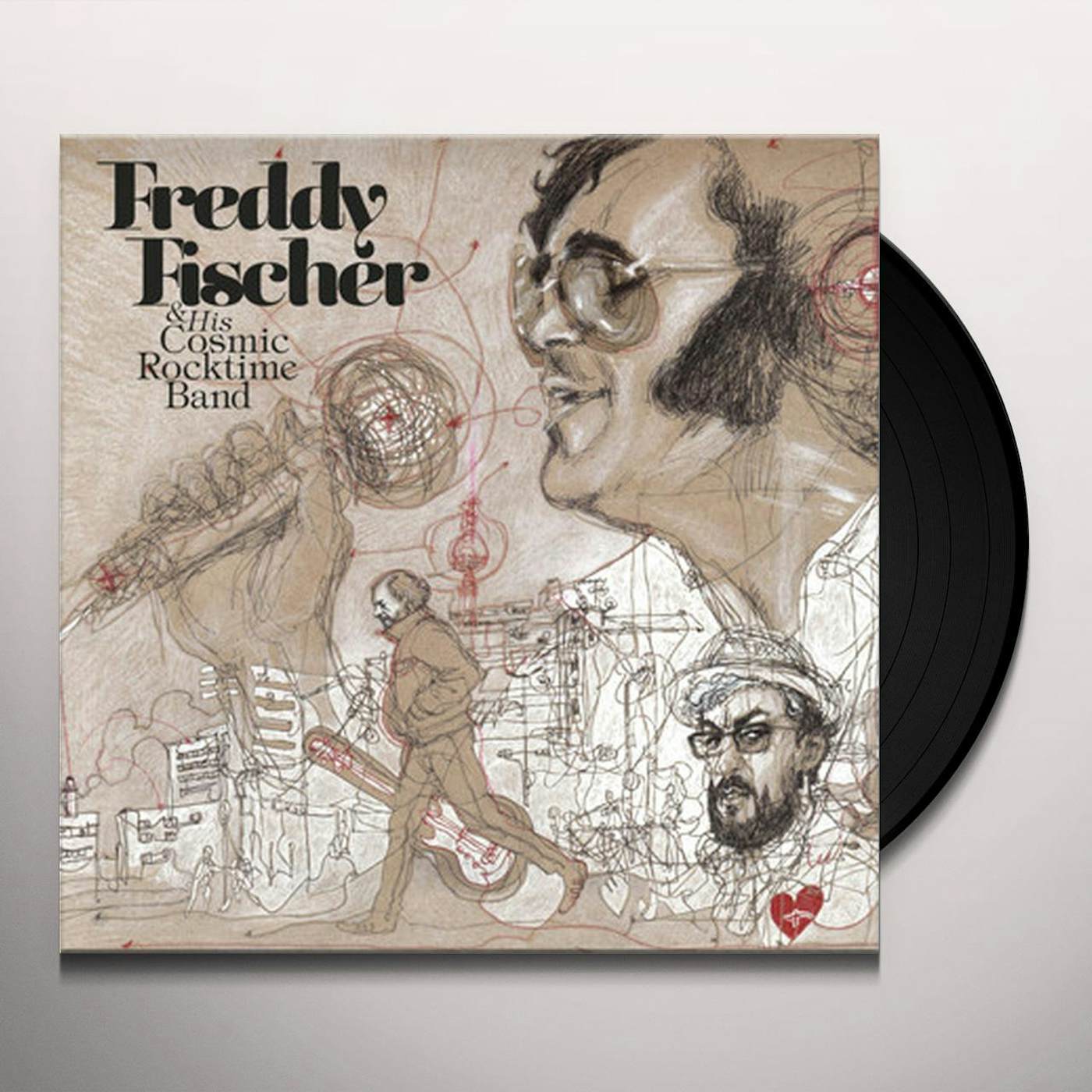 Freddy Fischer & His Cosmic Rocktime Band DREIMAL UM DIE SONNE (180G) Vinyl Record