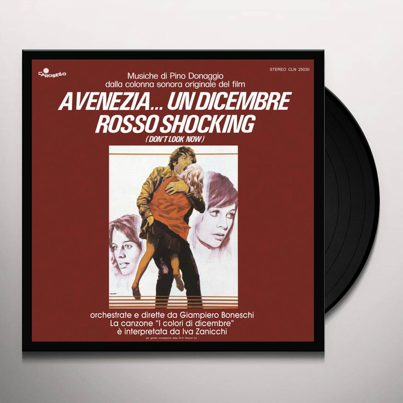 Pino Donaggio VENEZIA UN DICEMBRE ROSSO SHOCKING Vinyl Record