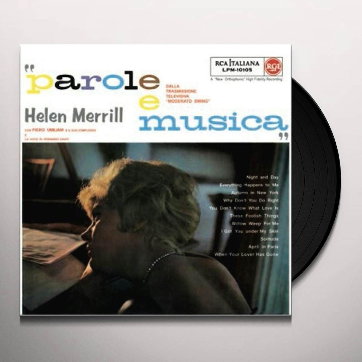 Hellen Merrill PAROLE E MUSICA Vinyl Record