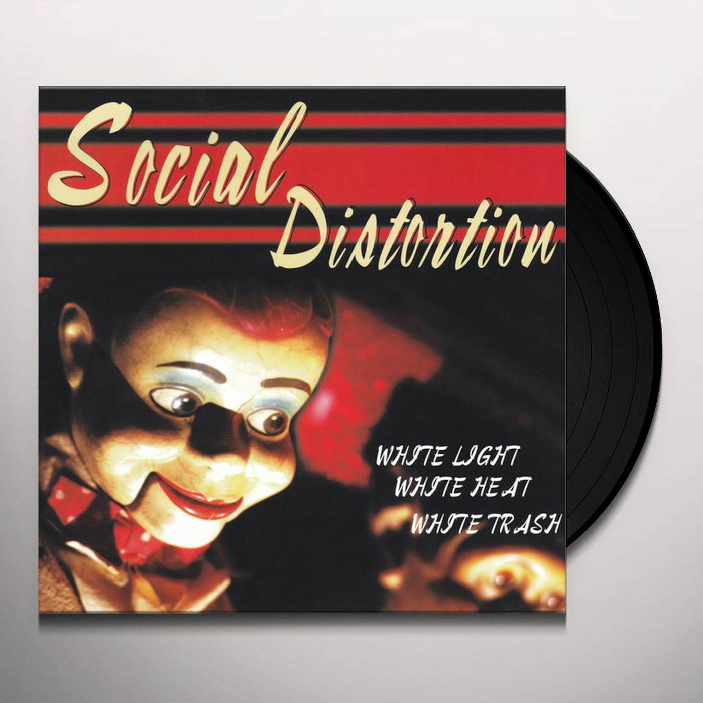 Social Distortion WHITE LIGHT WHITE HEAT WHITE TRASH (180G/SILVER & BLACK MARBLED VINYL) Vinyl Record