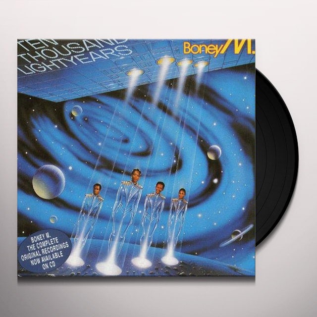 Boney M 10,000 LIGHTYEARS (1984) Vinyl Record