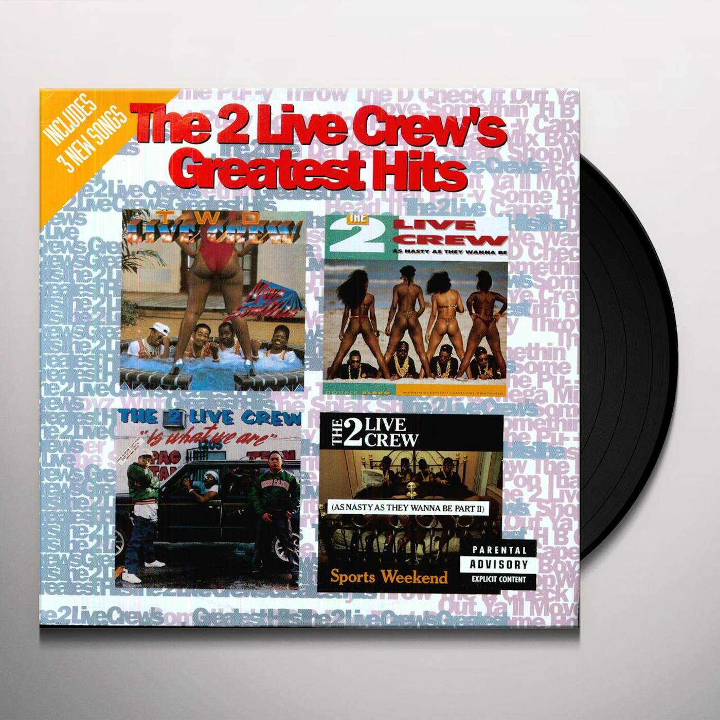 2 LIVE CREW Greatest Hits Vinyl Record