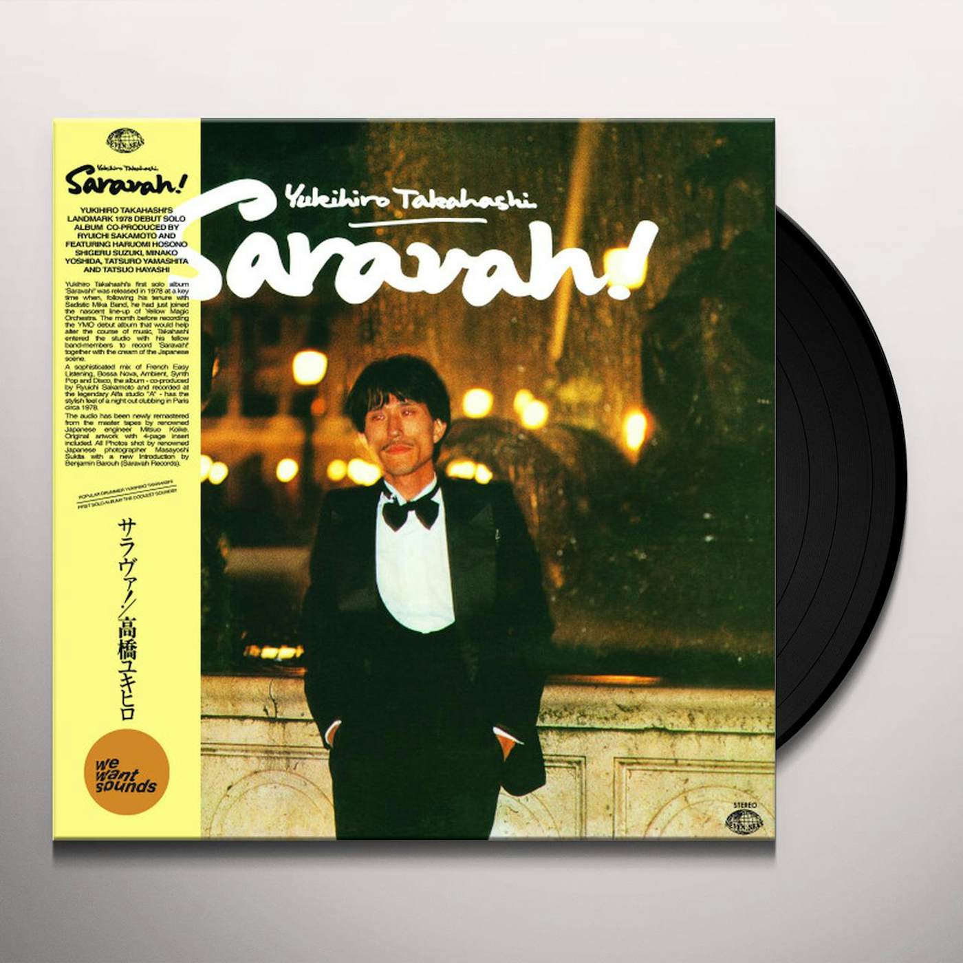 Yukihiro Takahashi SARAVAH Vinyl Record