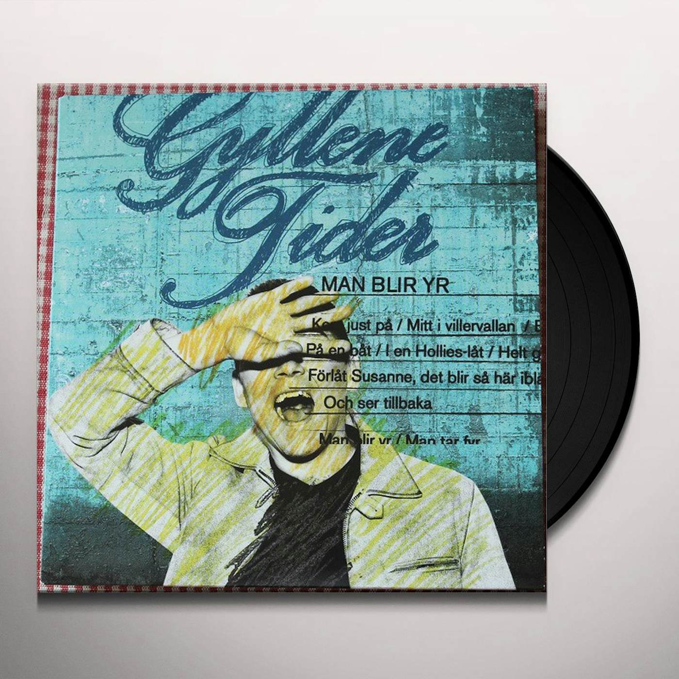 Gyllene Tider MAN BLIR YR (LIMITED EDITION YELLOW VINYL) Vinyl Record