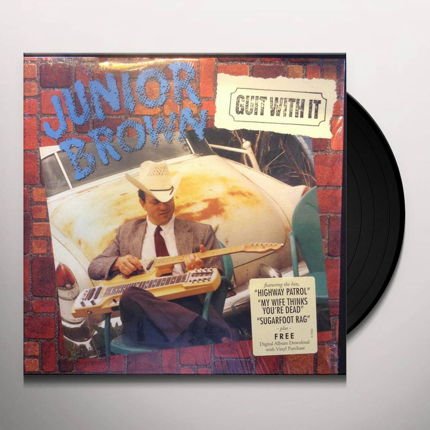 Junior Brown GUIT WITH IT (DL CARD) Vinyl Record