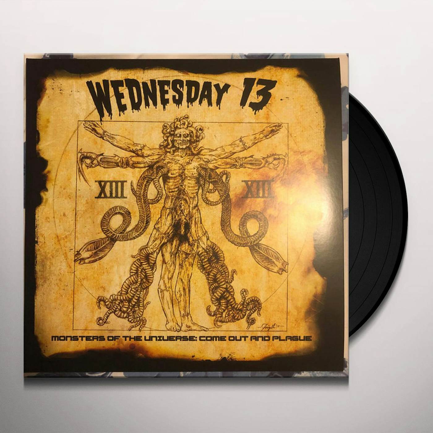 Wednesday 13 MONSTERS OF THE UNIVERSE: COME OUT & PLAGUE (X) (GOLD VINYL) Vinyl Record