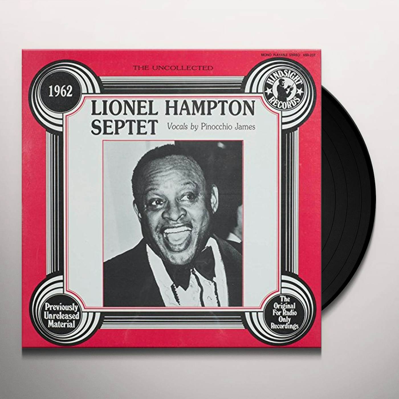Lionel Hampton Septet UNCOLLECTED Vinyl Record