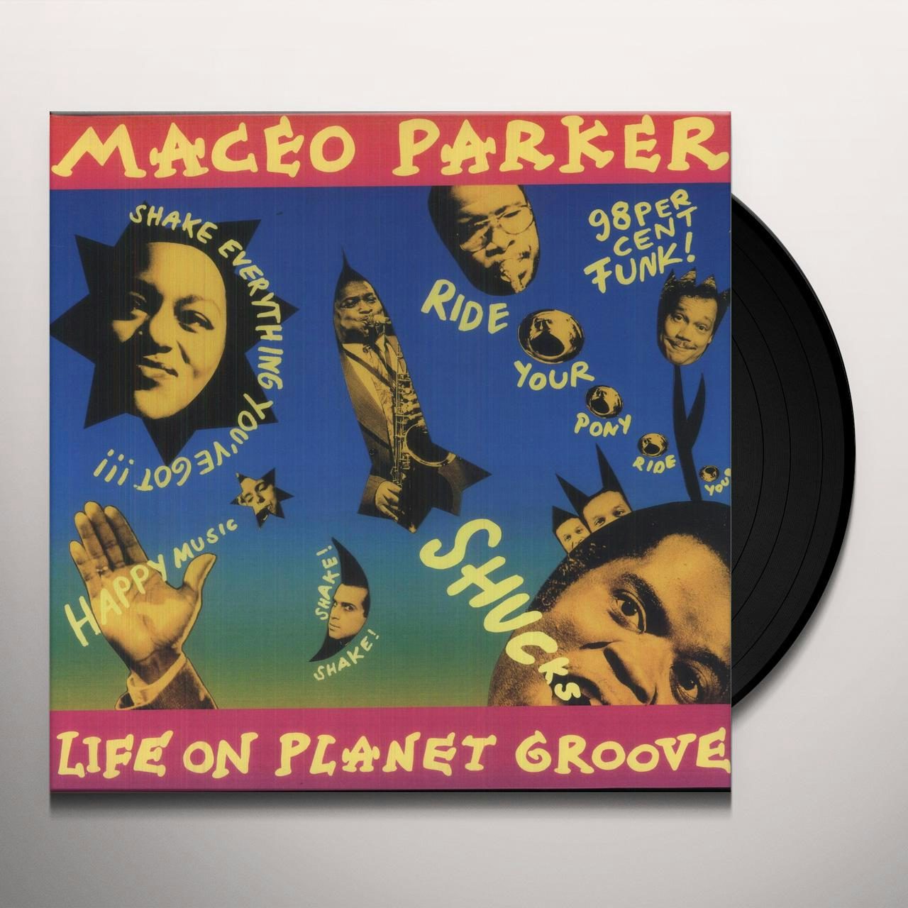 Maceo Parker Life on Planet Groove Vinyl Record