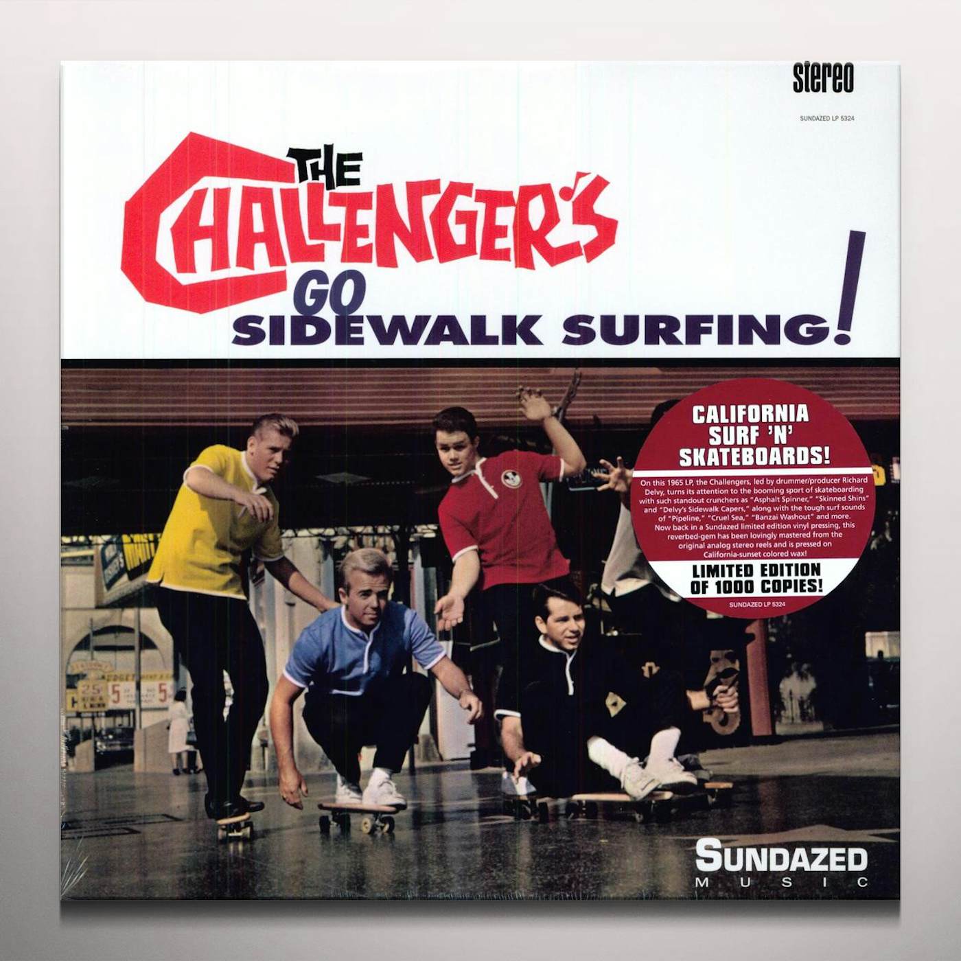 The Challengers GO SIDEWALK SURFING Vinyl Record
