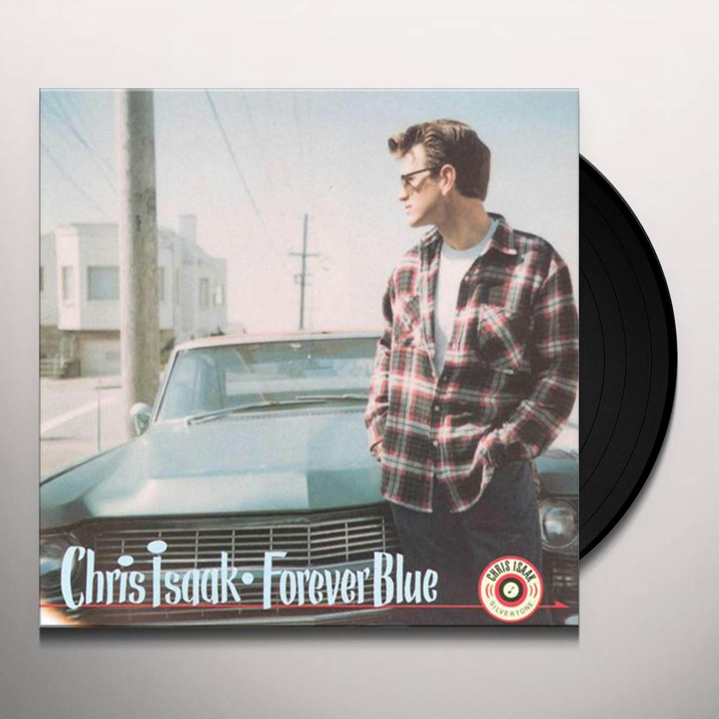 Chris Isaak Forever Blue Vinyl Record
