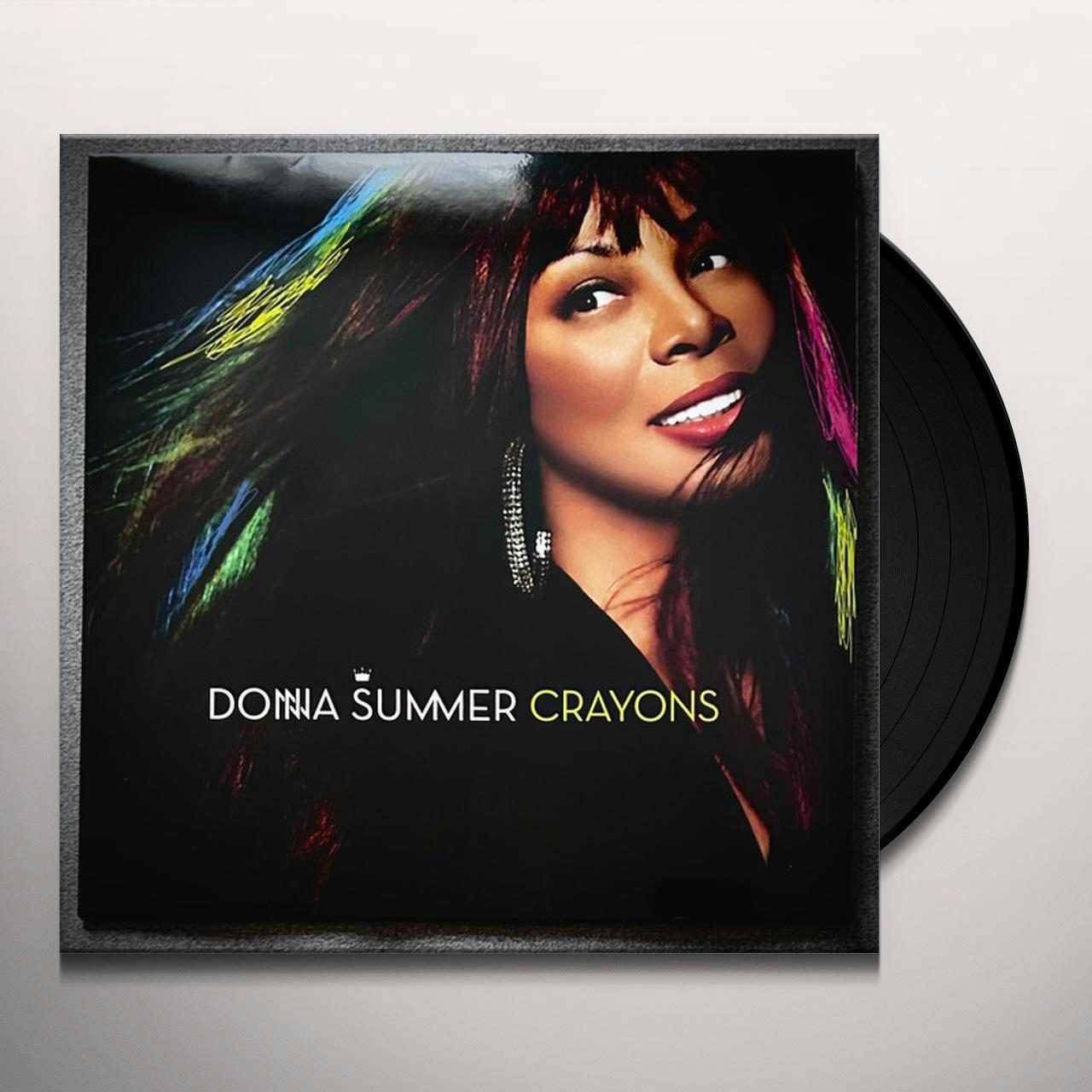 Donna Summer CRAYONS (TRANSLUCENT PINK VINYL/180G) Vinyl Record