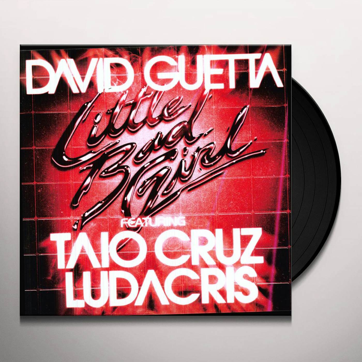 David Guetta Little Bad Girl Vinyl Record