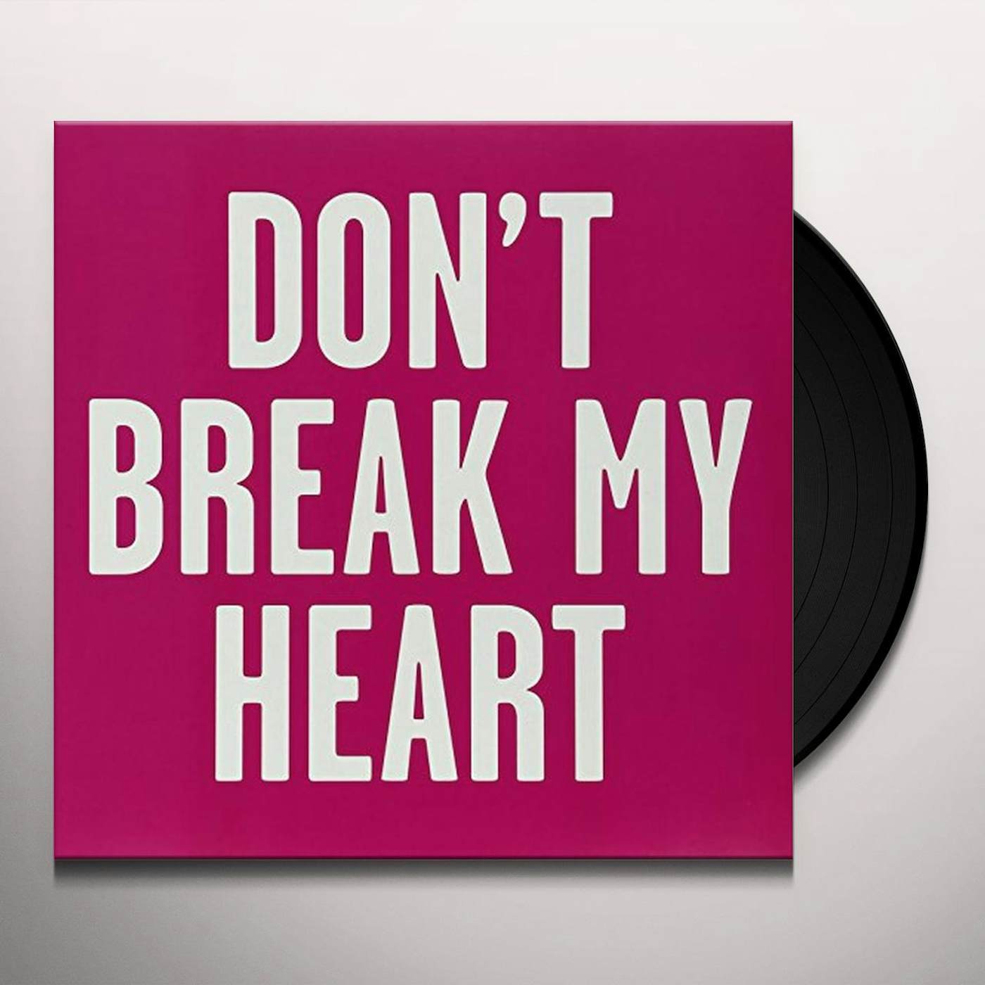 The New Sins DONT BREAK MY HEART Vinyl Record