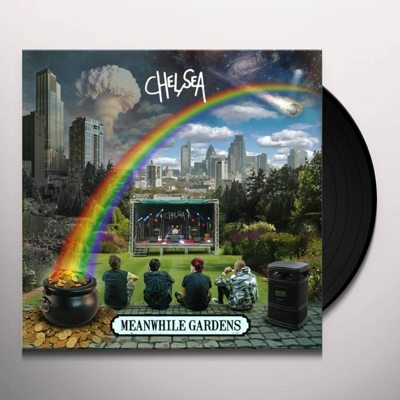 Chelsea MEANWHILE GARDENS (BLUE VINYL) Vinyl Record