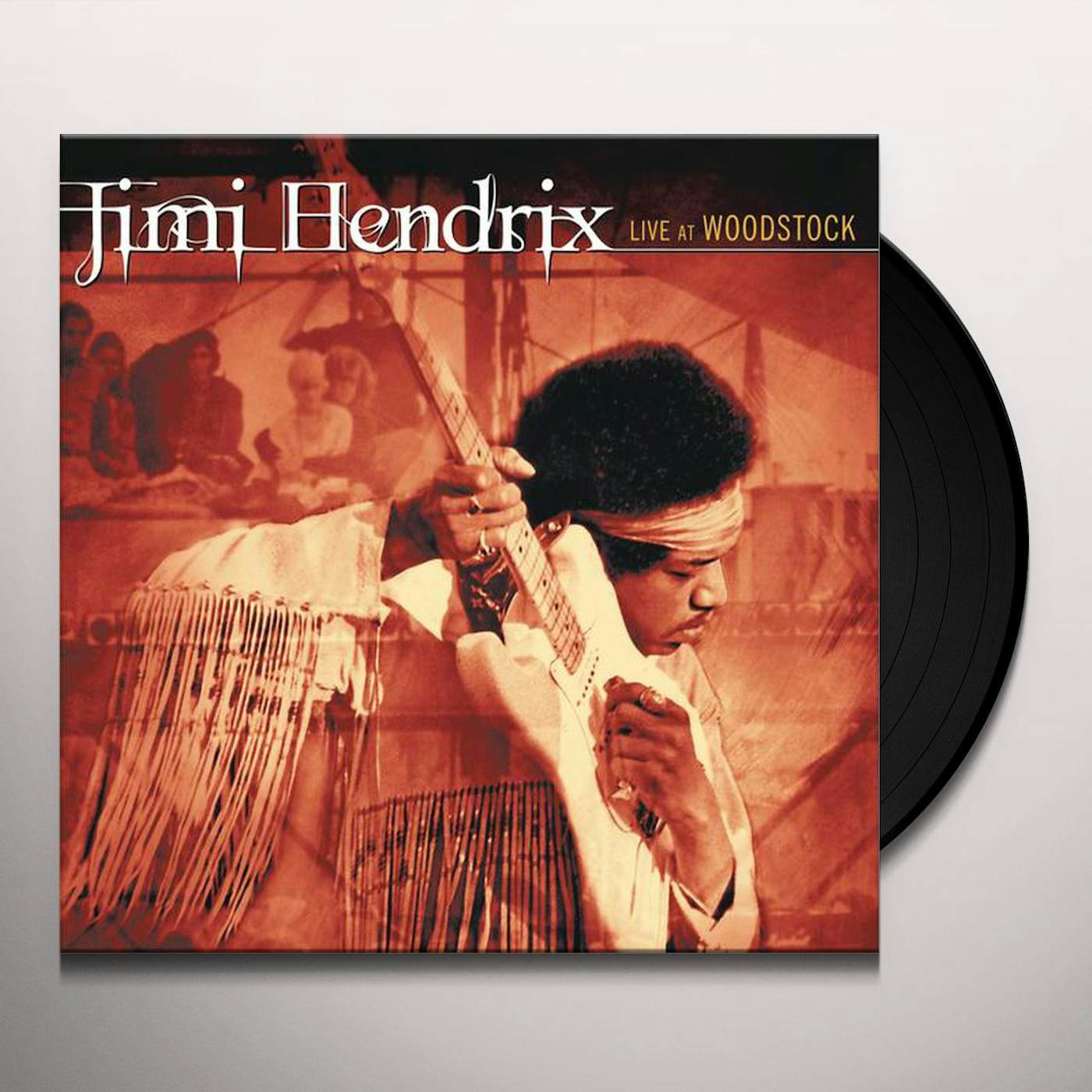 Jimi Hendrix Live at Woodstock Vinyl Record