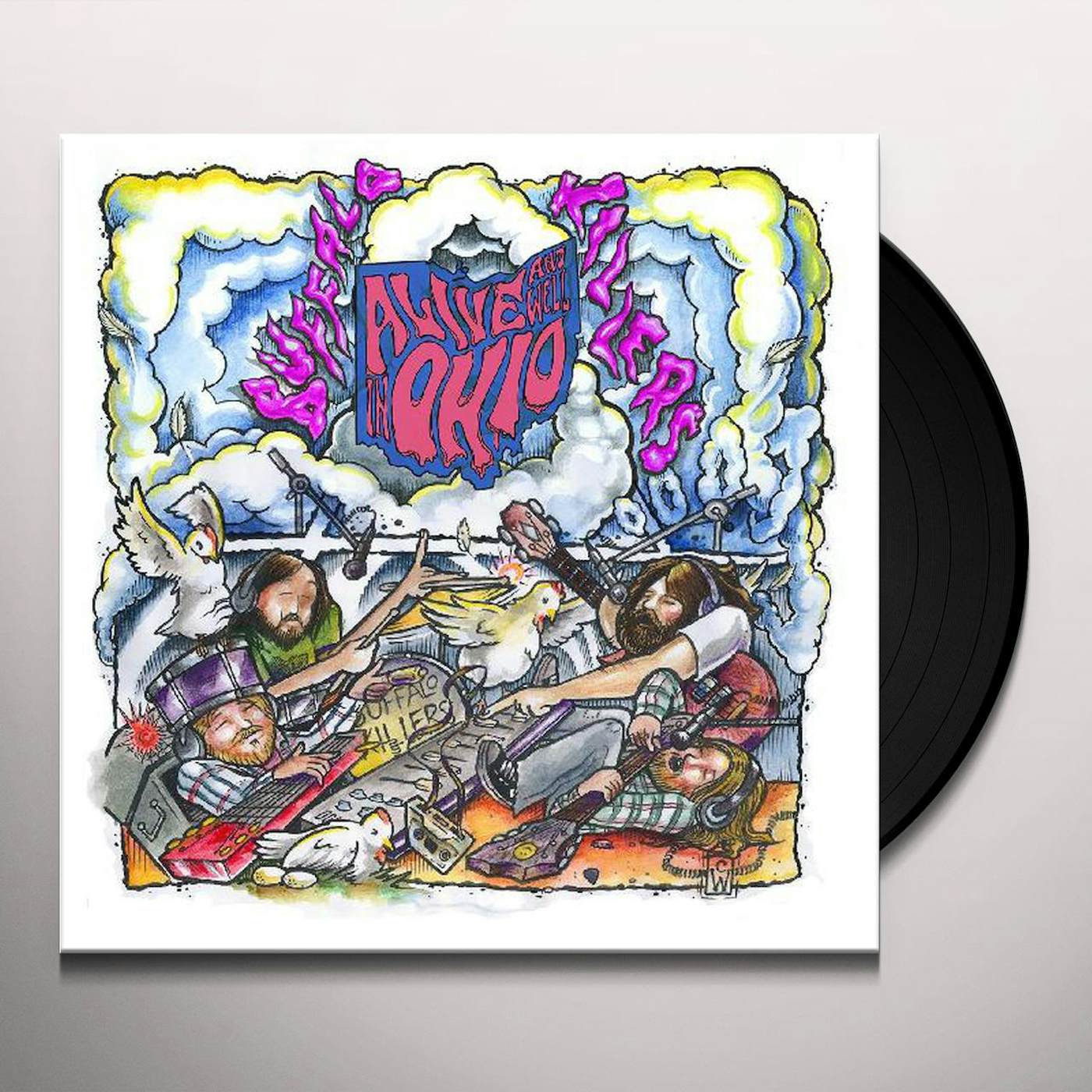Buffalo Killers ALIVE AND WELL IN OHIO (STARBURST VINYL) Vinyl Record